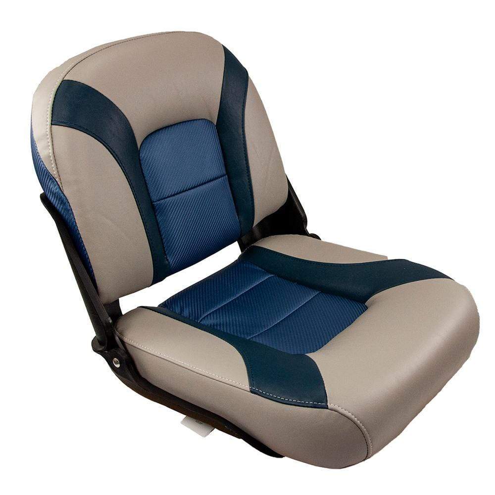 Springfield Qualifies for Free Shipping Springfield Skipper Premium L/B Folding Seat Blue/Grey #1061079-1
