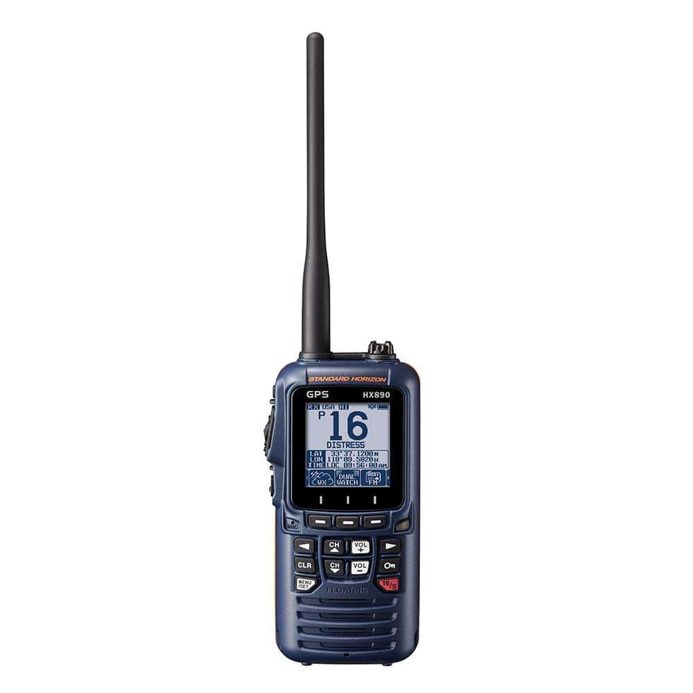 Standard Horizon Qualifies for Free Shipping Standard Horizon Navy Blue 6w Handheld VHF #HX890NB