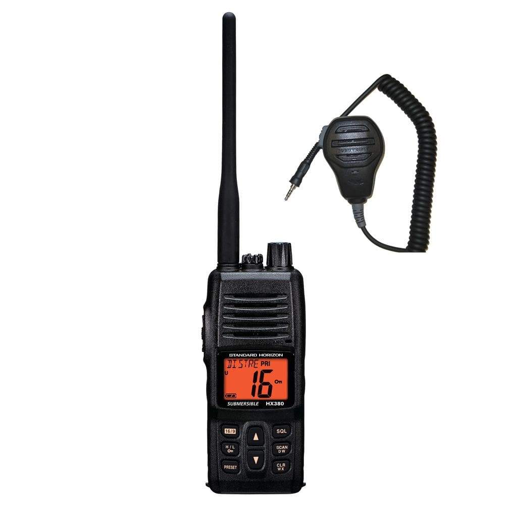 Standard Horizon Qualifies for Free Shipping Standard Horizon VHF with Free MH-73A4B Microphone #HX380/MH73A4B