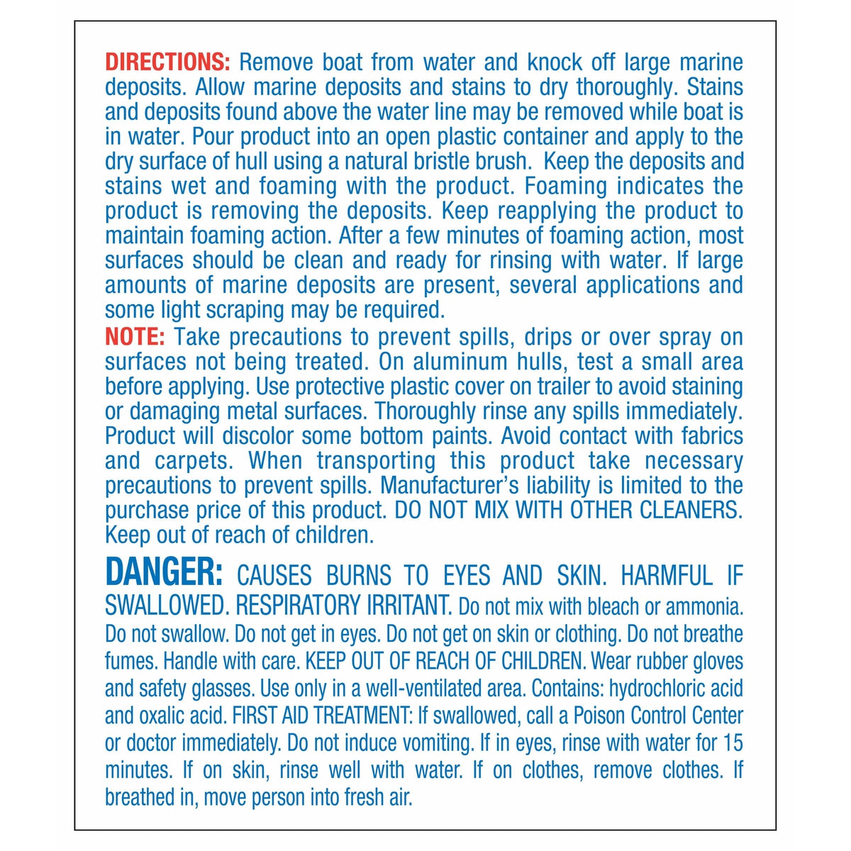 Star Brite Qualifies for Free Shipping Star Brite EZ-ON EZ-OFF Hull and Bottom Cleaner #92800