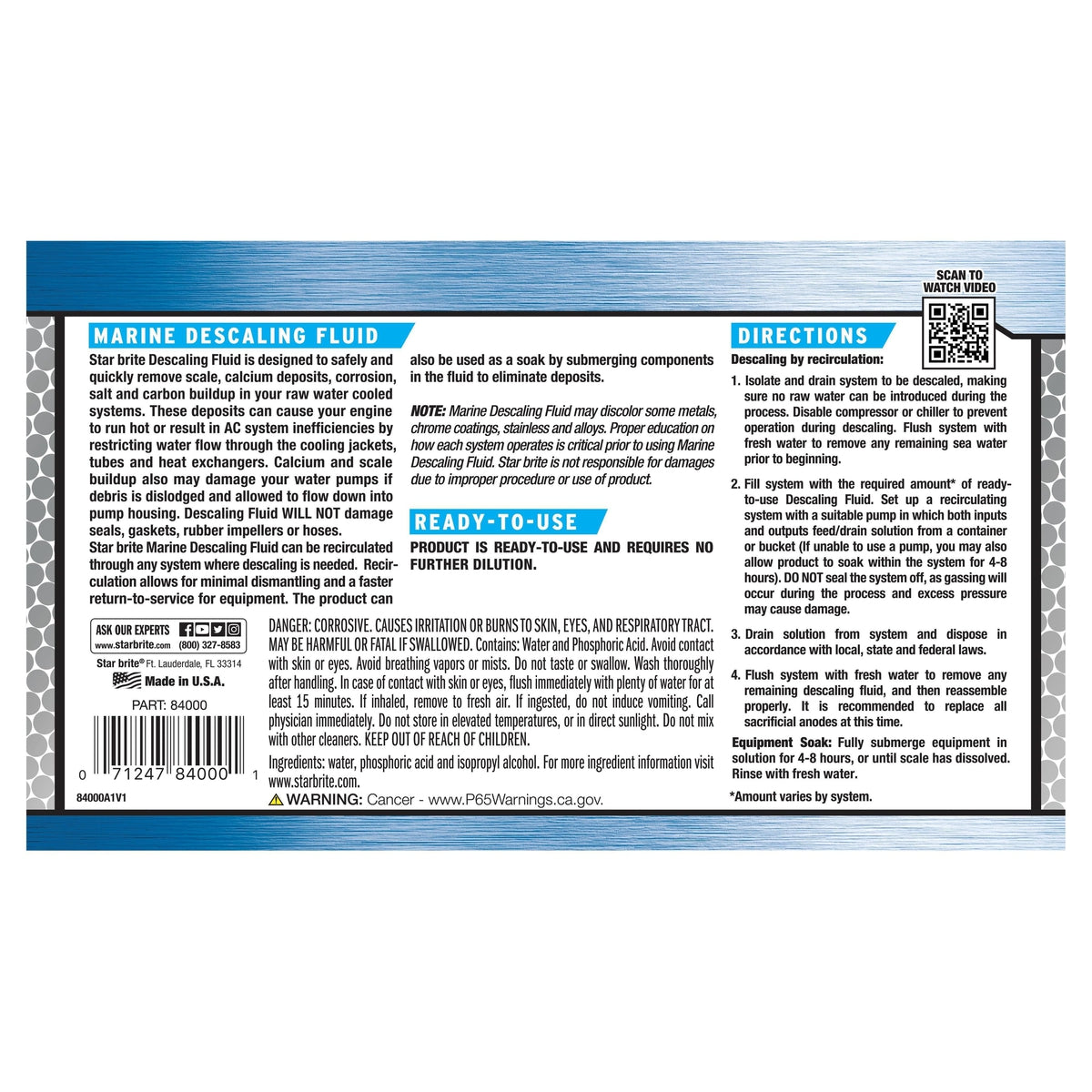 Star brite Qualifies for Free Shipping Star brite Marine Descaling Fluid RTU #084000