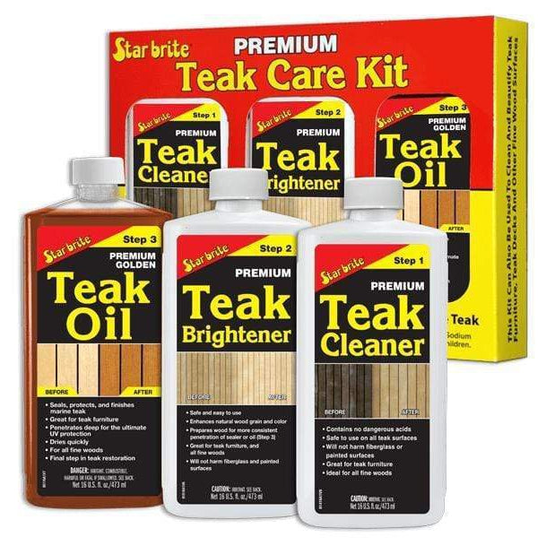 Star Brite Qualifies for Free Shipping Star Brite Pint Teak Care Kit #081216