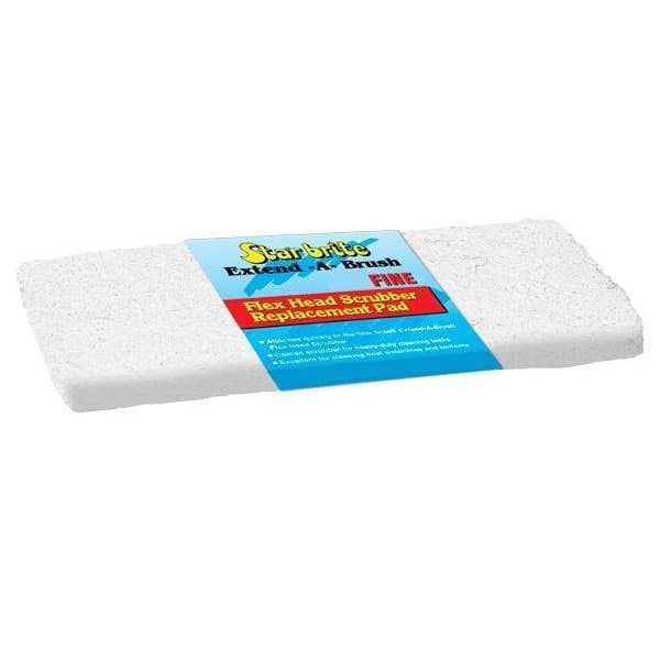Star brite Qualifies for Free Shipping Star brite Scrub Pad Flex Head Fine White #040125