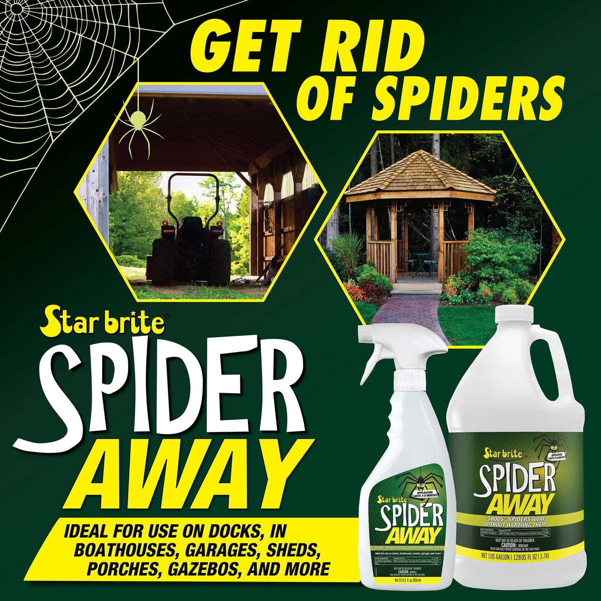 Star Brite Qualifies for Free Shipping Star Brite Spider Away 22 oz #095022P