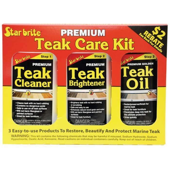 Star Brite Qualifies for Free Ground Shipping Star Brite Teak Care Kit 3 Bottles #81216