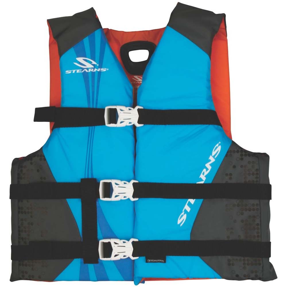 Stearns Qualifies for Free Shipping Stearns Antimicrobial Nylon Vest Life Jacket Blue #2000036885