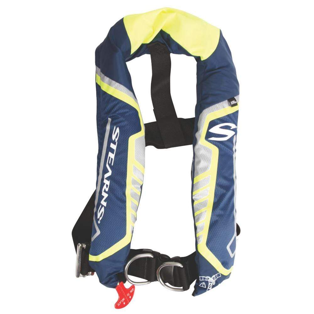 Stearns Qualifies for Free Shipping Stearns C-Tek 38g A/M Inflatable Life Vest Blue/Yellow #3000004369