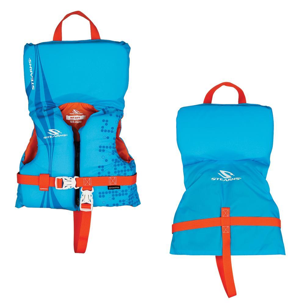 Stearns Qualifies for Free Shipping Stearns Infant Antimicrobial Life Jacket Blue Up to 30 lb #2000029260
