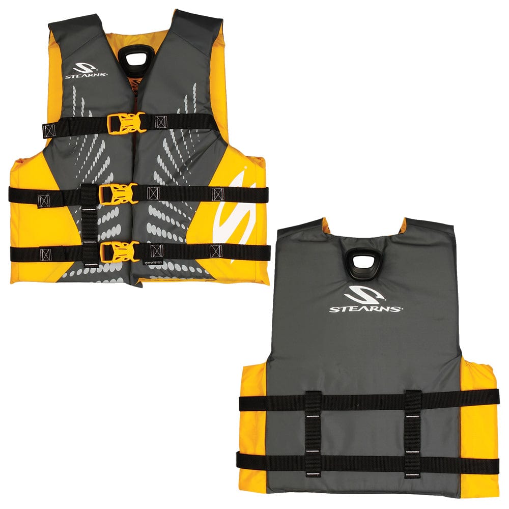 Stearns Qualifies for Free Shipping Stearns Youth Antimicrobial Life Jacket Gold 50-90 lb #2000029259