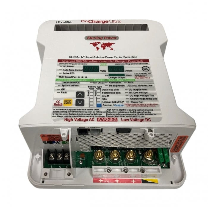 Sterling Power Qualifies for Free Shipping Sterling Power Pro Charge Ultra 12v 40a 3-Bank Charger #PCU1240