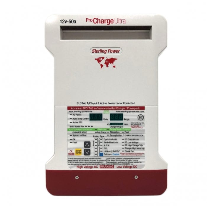 Sterling Power Qualifies for Free Shipping Sterling Power Pro Charge Ultra 12v 50a 3-Bank Charger #PCU1250