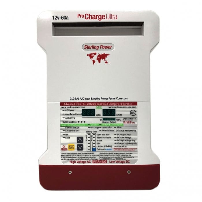 Sterling Power Qualifies for Free Shipping Sterling Power Pro Charge Ultra 12v 60a 3-Bank Charger #PCU1260