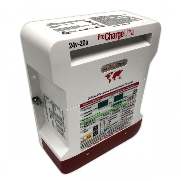 Sterling Power Qualifies for Free Shipping Sterling Power Pro Charge Ultra 24v 20a 3-Bank Charger #PCU2420