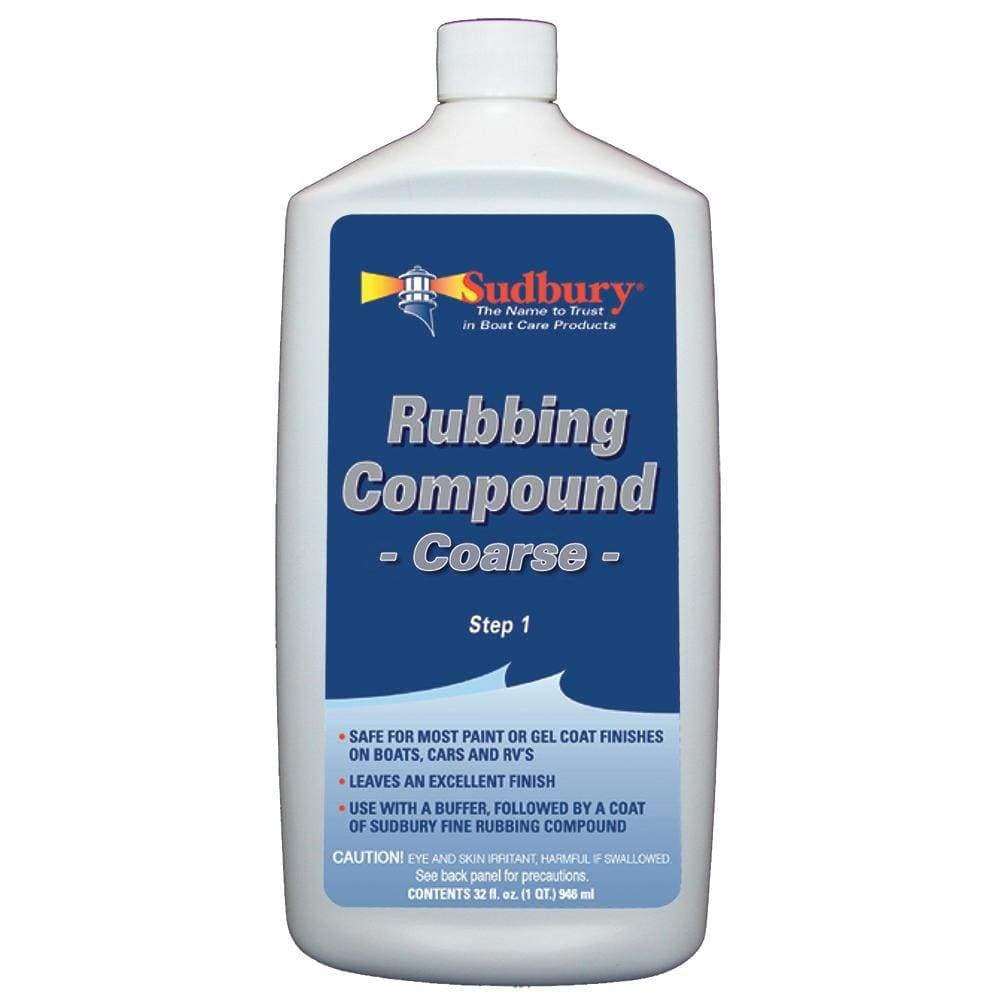 Sudbury Boat Care Qualifies for Free Shipping Sudbury Rubbing Compound Coarse Step-1 32 oz #444