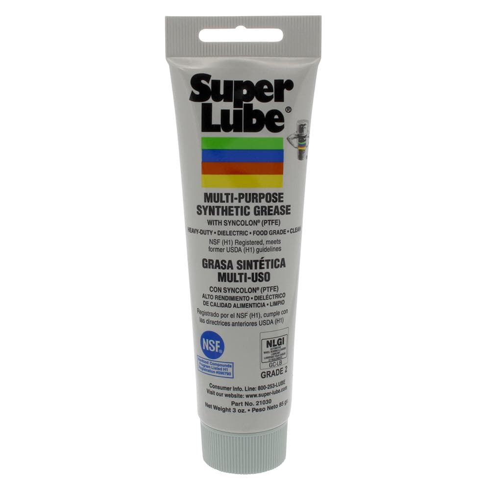 Super Lube 3 oz Tube Multi-Purpose Synthetic Grease #21030