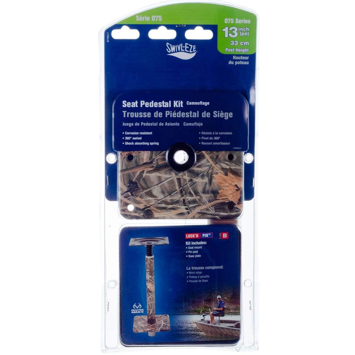 Swivl-Eze Qualifies for Free Shipping Swivl-Eze 3/4" Pin Pedestal Kit 11" Camo Finish #97750C-7