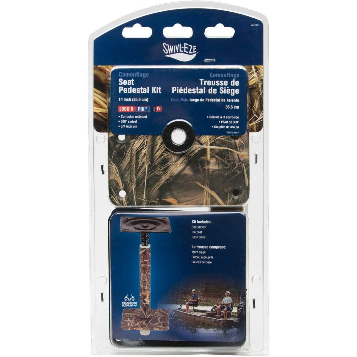 Swivl-Eze Qualifies for Free Shipping Swivl-Eze 3/4" Pin Pedestal Kit 9" Camo Finish #97749C-7