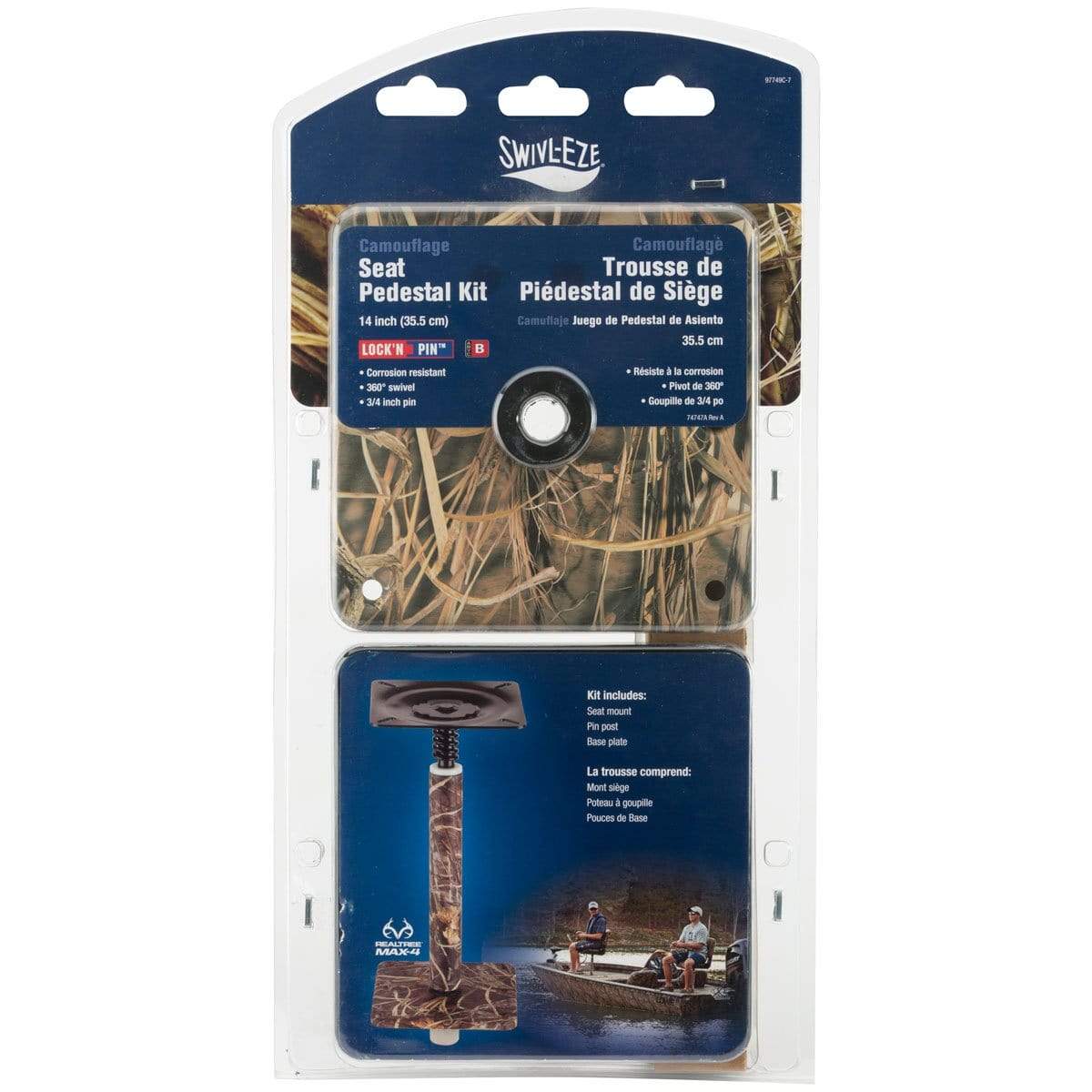 Swivl-Eze Qualifies for Free Shipping Swivl-Eze 3/4" Pin Pedestal Kit 9" Camo Finish #97749C-7