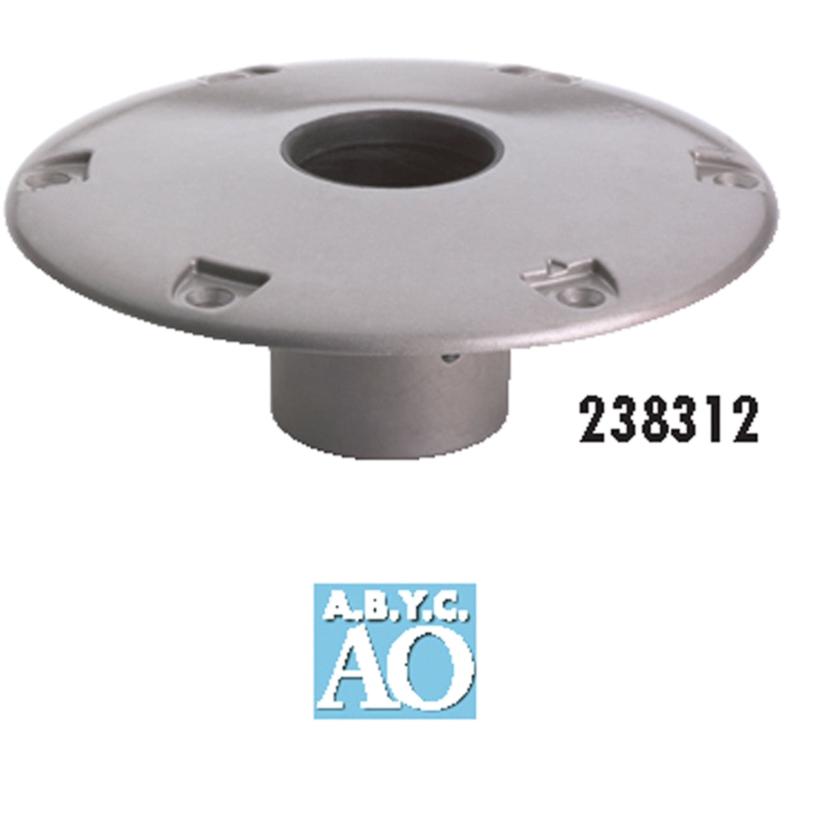 Swivl-Eze Qualifies for Free Shipping Swivl-Eze Base Plate 2-3/8" Socket Aluminum 9" Round #238312-1
