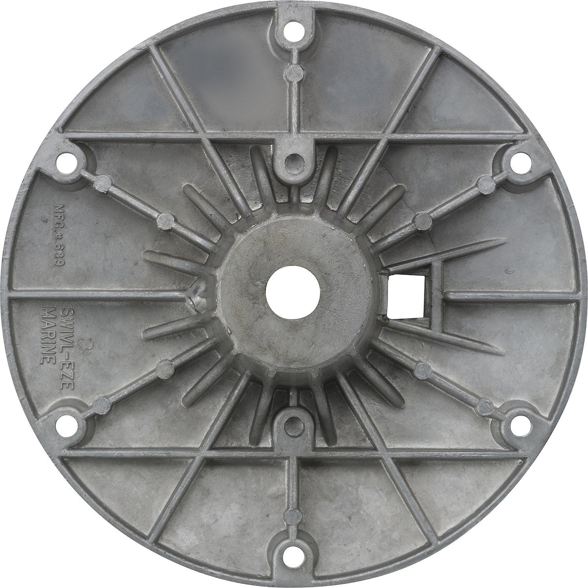 Swivl-Eze Qualifies for Free Shipping Swivl-Eze Base Plate Aluminum Satin Finish 9" Round #SP-68914