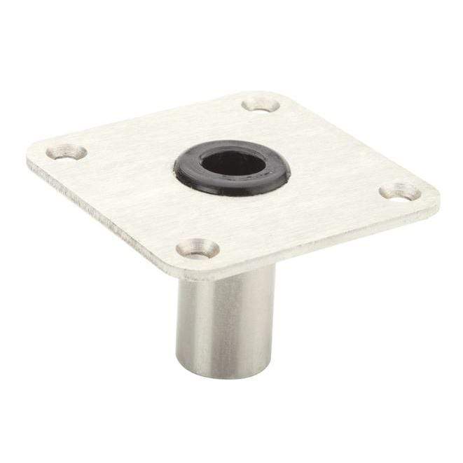 Swivl-Eze Qualifies for Free Shipping Swivl-Eze Base Plate SS Finish Lip Tub 4"x4" Plastic Bushing #64439-SS