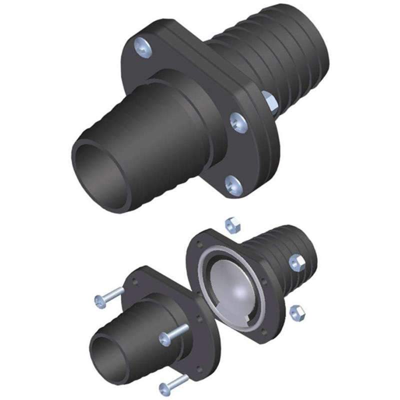 T-H Marine Qualifies for Free Shipping T-H Marine Inline Scupper-Fits 1-1/2" Hose #ILS-1500-DP