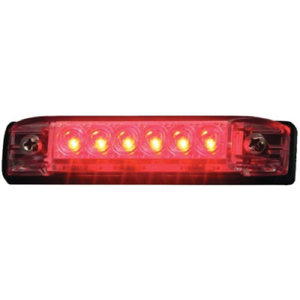 T-H Marine LED Slim Line Utility Strip Lights 4" Red #LED-51803-DP