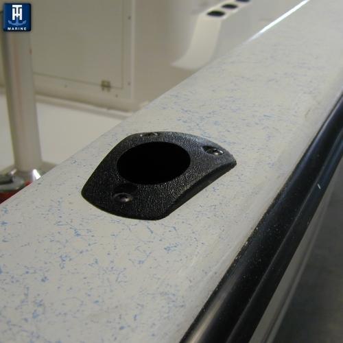 T-H Marine Qualifies for Free Shipping T-H Marine Rod Holder Angled Black #RH-1-DP