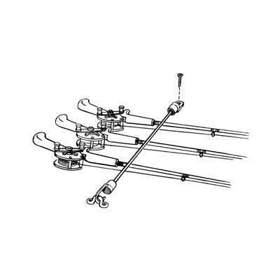 T-H Marine Qualifies for Free Shipping T-H Marine Rod Tamer 18" Deck Mount #RT-18-DP