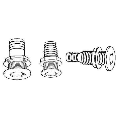 T-H Marine Qualifies for Free Shipping T-H Marine Thru-Hull Connector 1-1/2" #TH-1502-B