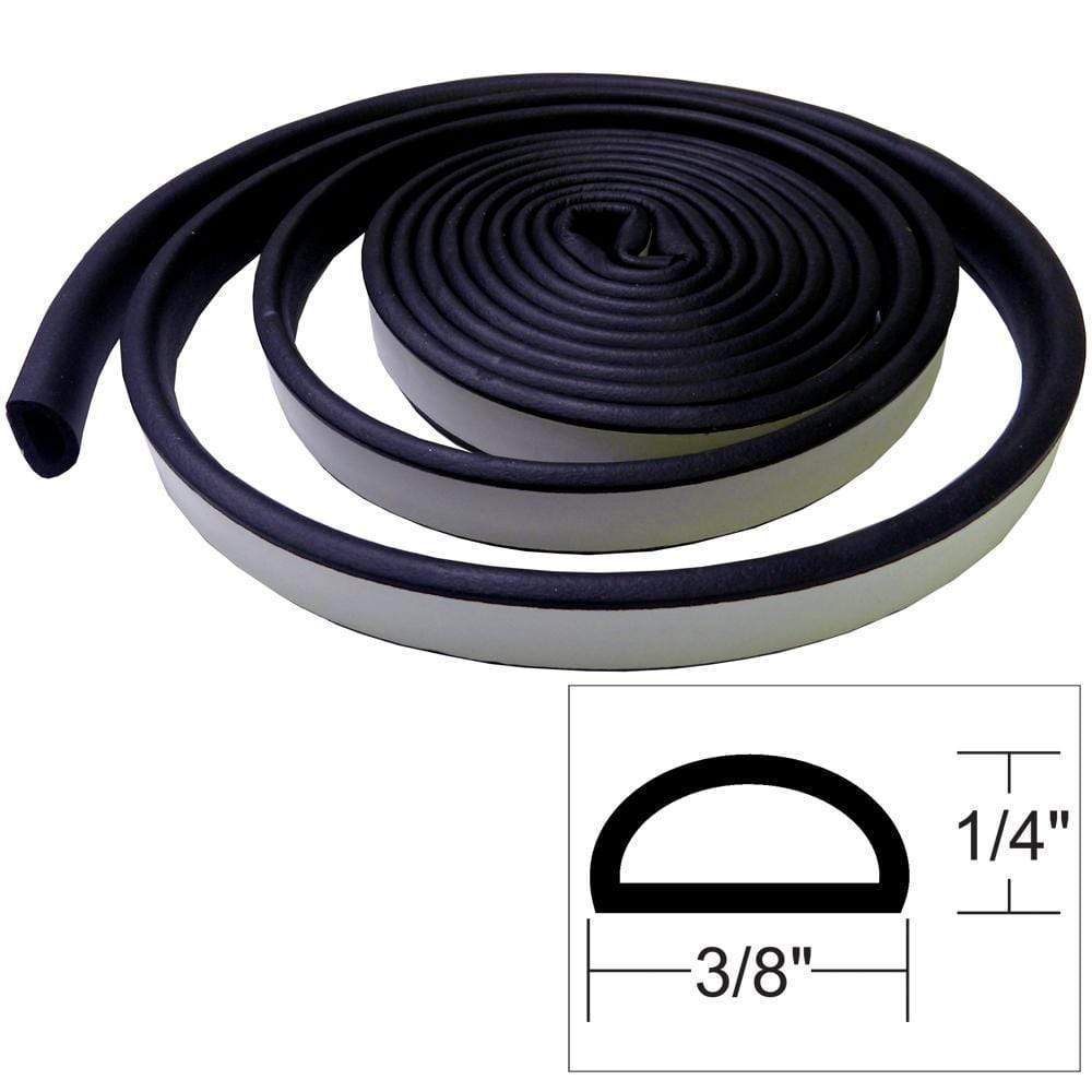Taco Metals Qualifies for Free Shipping Taco 1/4" x 3/8" Weather Seal Black 10' #V30-1333B10-1