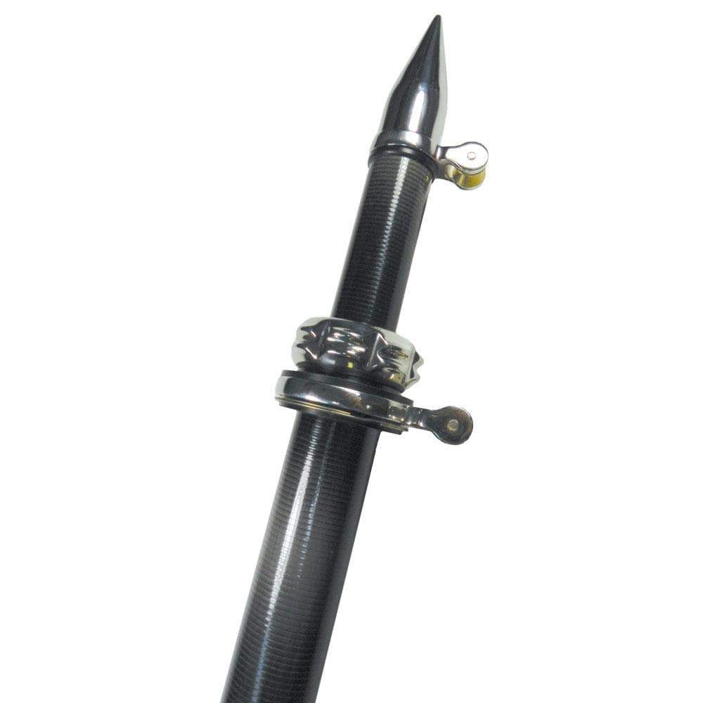 Taco Metals Oversized - Not Qualified for Free Shipping Taco 10' Carbon Fiber Center Rigger Pole Black #OT-2120CF