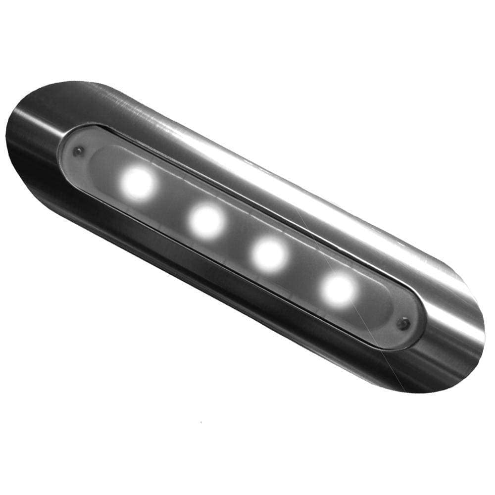 Taco Metals Qualifies for Free Shipping Taco 4 LED Deck Light Pipe Mount Aluminum Housing #F38-8800BXZ-W-1