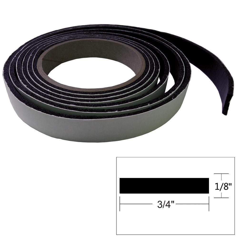 Taco Black Hatch Tape 3/4" x 1/8" x 8' #V30-0744B8-2