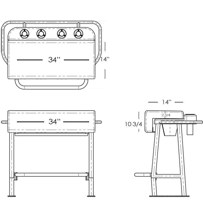 Taco Metals Not Qualified for Free Shipping Taco Neptune II Leaning Post with Soft Pak #L10-1003-1
