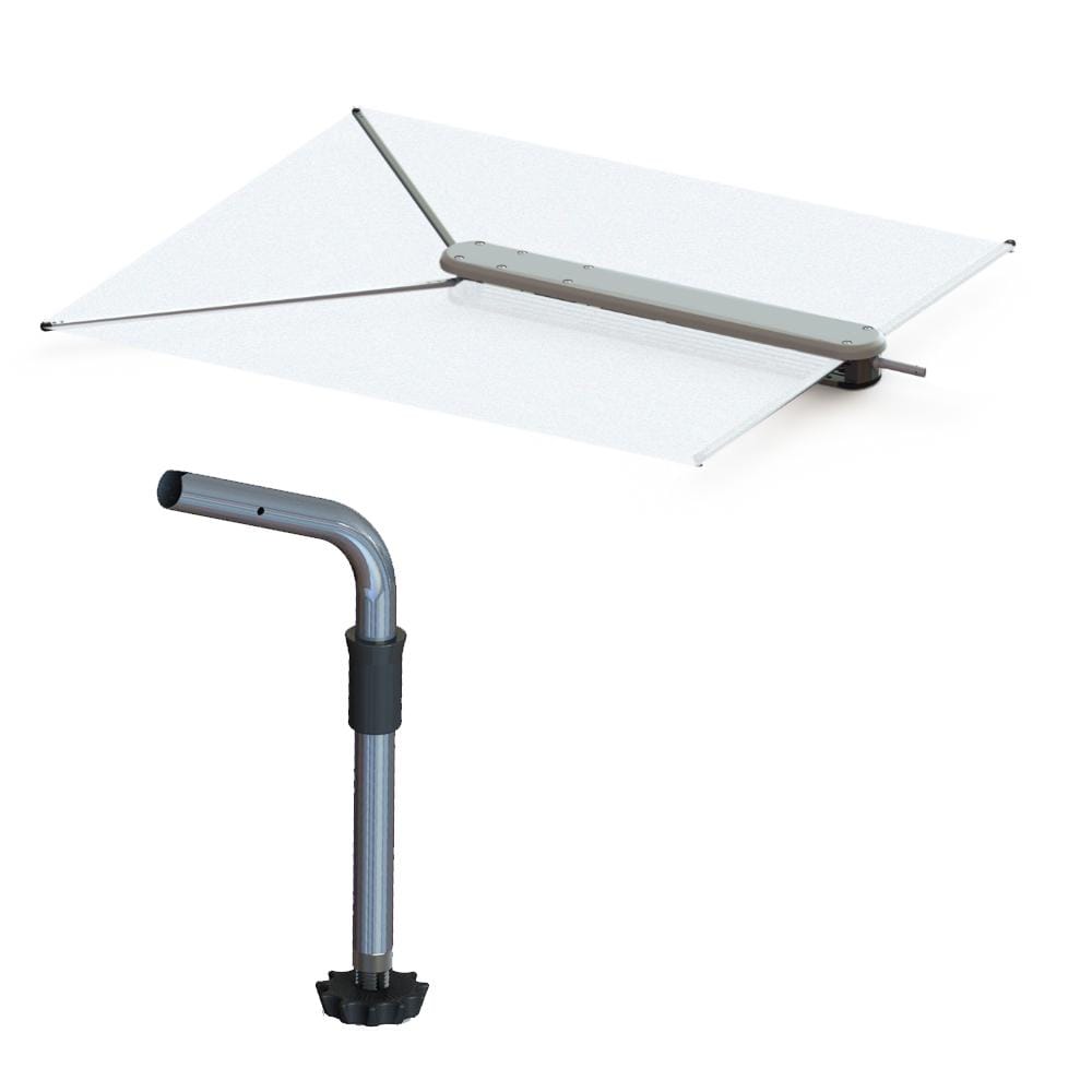 Taco Metals Not Qualified for Free Shipping Taco ShadeFin with White Fabric Bag and Fixed Rod #T10-3000-3