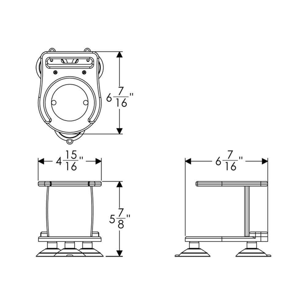 Taco Metals Qualifies for Free Shipping Taco Single Tumbler Poly Drink Holder #P01-2010W