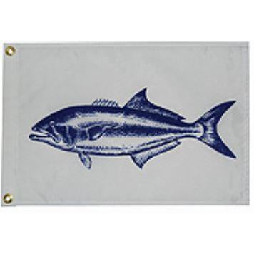 Taylor Made Not Qualified for Free Shipping Taylor Made Blue Fish Flag 12" x 18" #2518