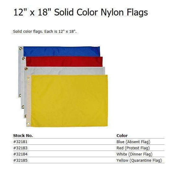Taylor Made Not Qualified for Free Shipping Taylor Made Blue Nylon Flag 12" x 18" #32181