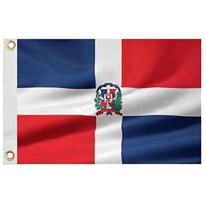 Taylor Made Qualifies for Free Shipping Taylor Made Dominican Republic Flag 12" x 18" Nylon #93070