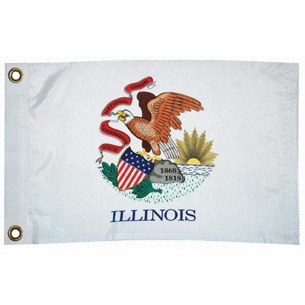 Taylor Made Not Qualified for Free Shipping Taylor Made Illinois Flag 12" x 18" #93099