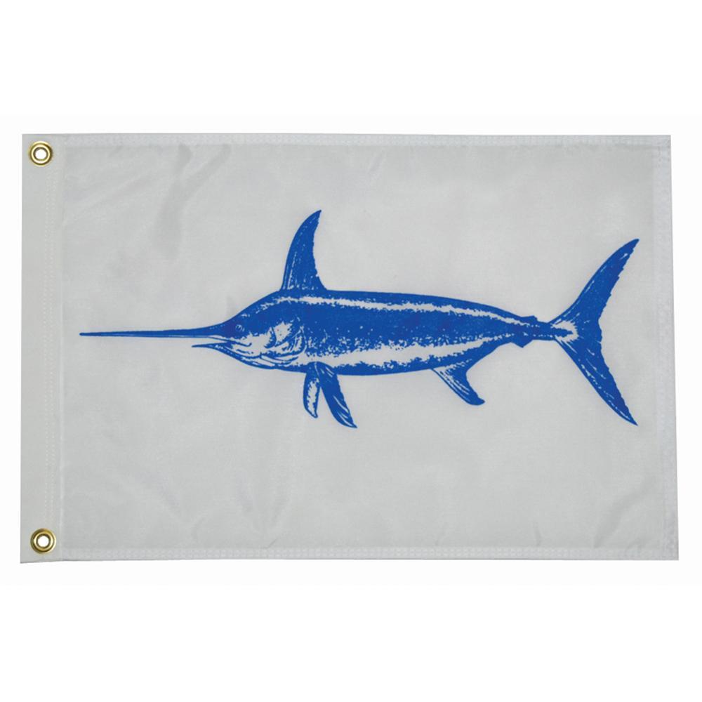 Taylor Made Qualifies for Free Shipping Taylor Made Swordfish Flag 12" x 18" #4418