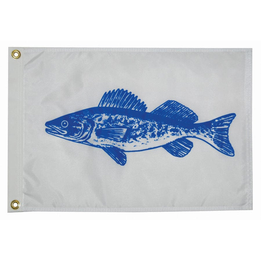 Taylor Made Not Qualified for Free Shipping Taylor Made Walleye Flag 12" x 18" #4618