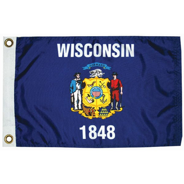 Taylor Made Not Qualified for Free Shipping Taylor Made Wisconsin Flag 12" x 18" #93135