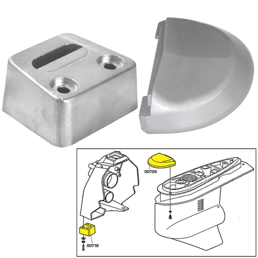 Tecnoseal Qualifies for Free Shipping Tecnoseal Anode Kit Volvo Sx with Hardware Zinc Polybag #20708