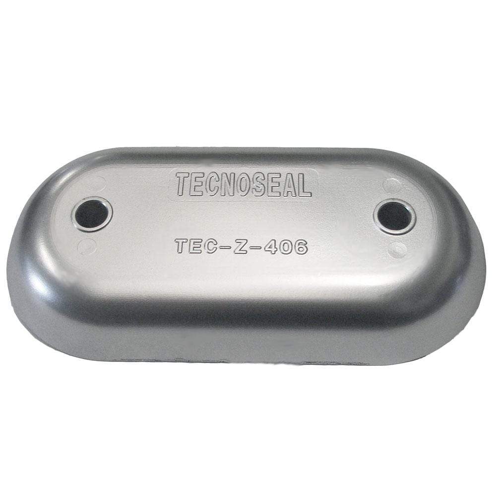 Tecnoseal Qualifies for Free Shipping Tecnoseal Z406 Hull Plate Anode Zinc 8.5"X4.2"X1.1" #TEC-Z-406