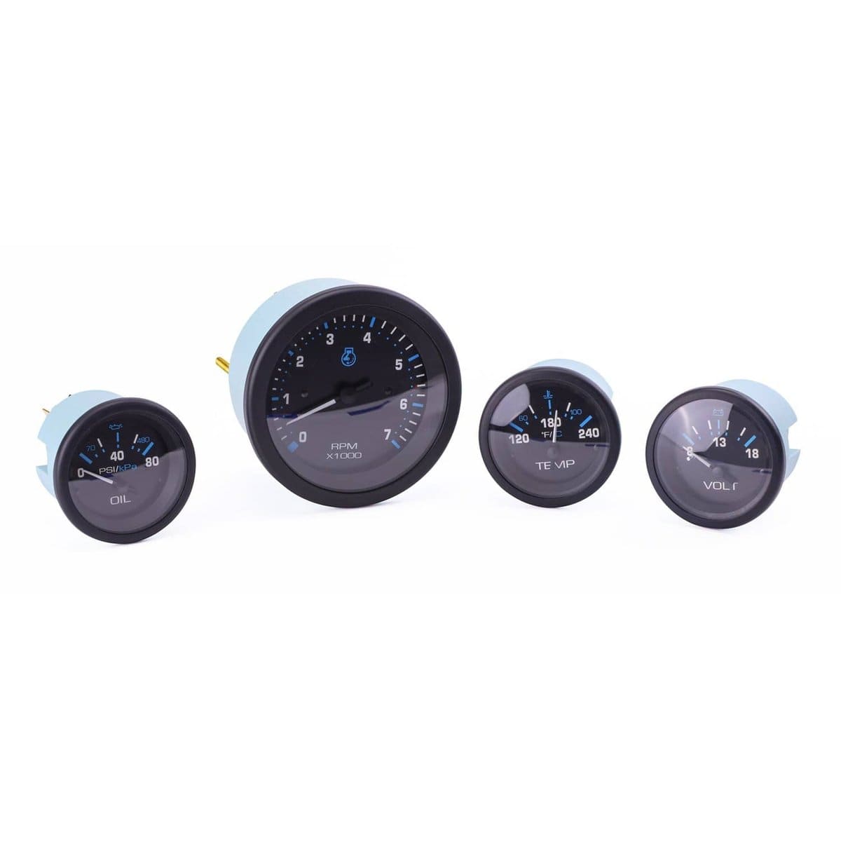 Teleflex Not Qualified for Free Shipping Teleflex 2nd Engine Inboard Gauge Set Eclipse #69726P