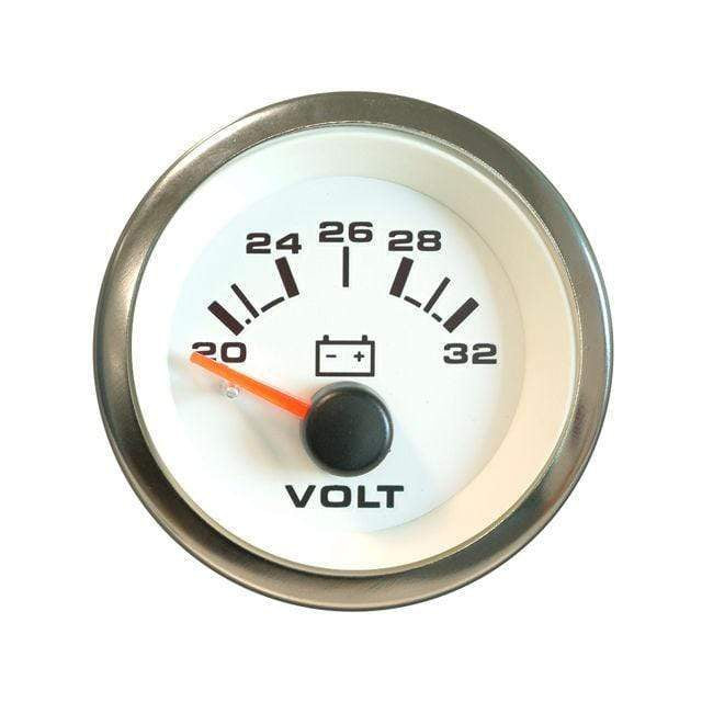 Teleflex Not Qualified for Free Shipping Teleflex Voltmeter White Premier Pro 2" 20-32v #62539P