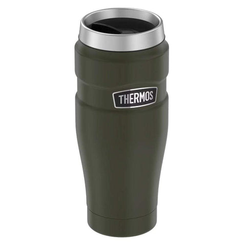 Thermos Qualifies for Free Shipping Thermos 16 oz SS Travel Tumbler Matte Army Green #SK1005AG4