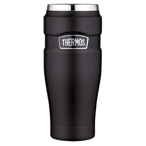 Thermos Qualifies for Free Shipping Thermos Stainless King Travel Tumbler 16 oz Matte Black #SK1005BKTRI4